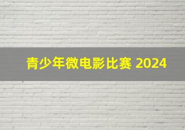 青少年微电影比赛 2024